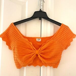 COTTON ON BEACHY KNIT CROP TOP